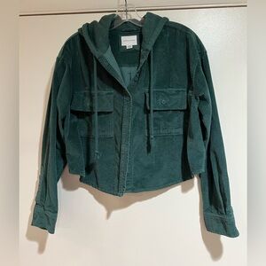 American Eagle Green Corduroy Jacket